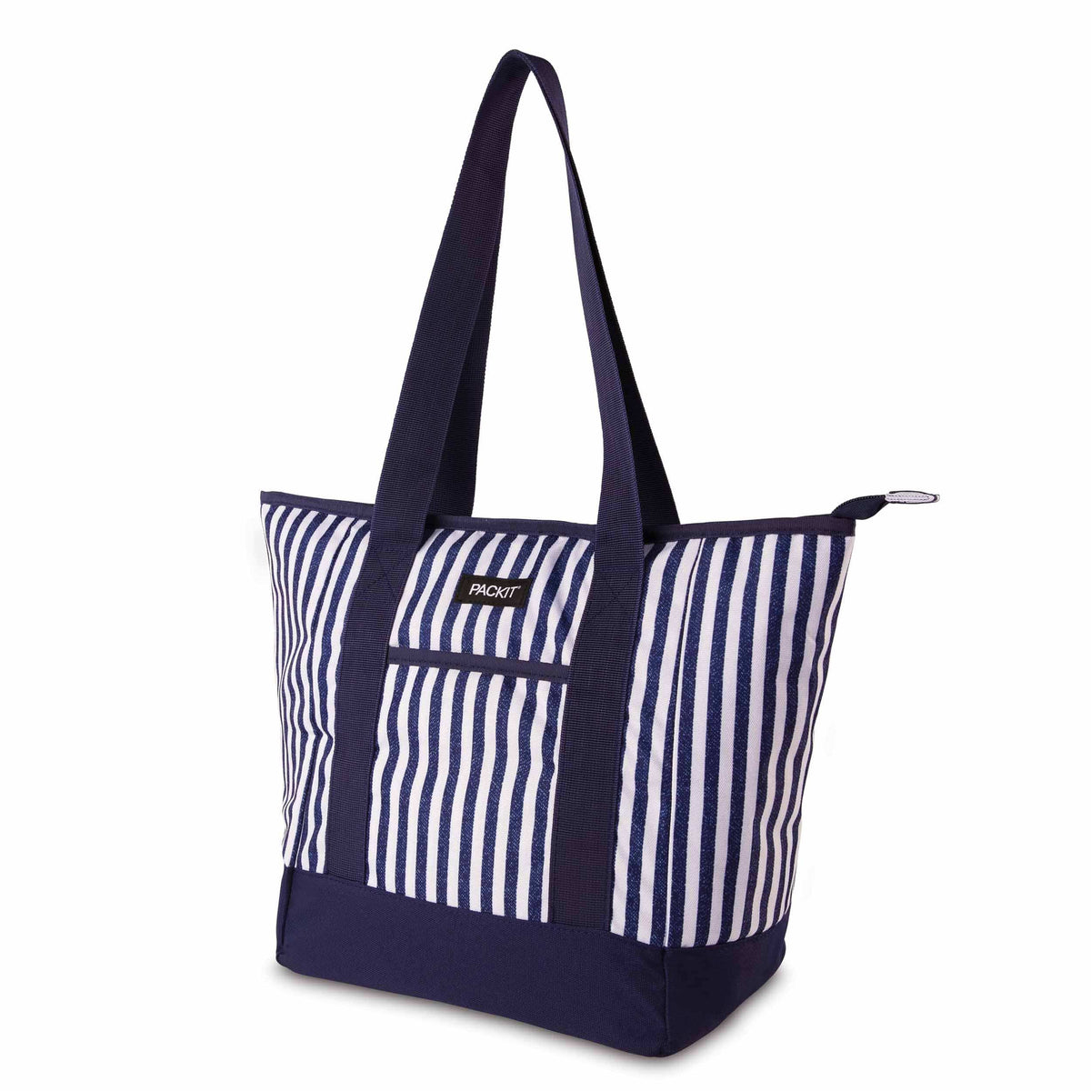 freezable-12-can-tote-cooler-i9 freezable-12-can-tote-cooler-city-seaside-stripe-left-angled.jpg