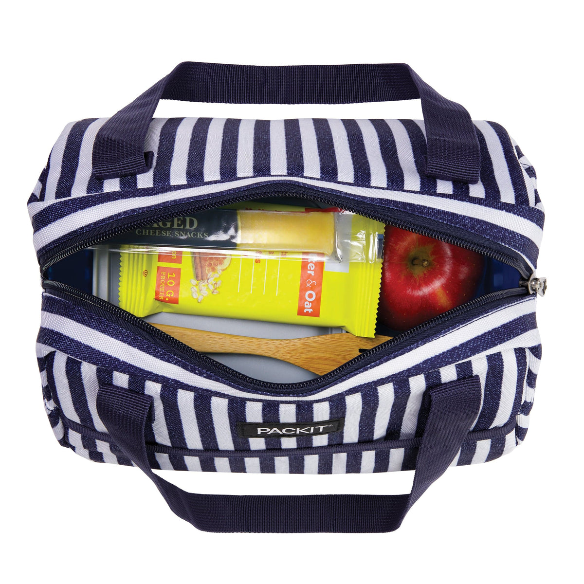 freezable-hampton-lunch-bag-r3 freezable-hampton-lunch-bag-seaside-stripe-top-view.jpg
